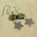 Serpentine & Star Dangle Earrings