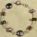 Labradorite, Pearl and Aventurine Wire Wrap Bracelet