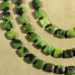 Chrysoprase & Black Onyx Triple Strand Necklace