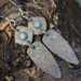 Fine Silver & Larimar Earrings