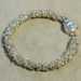 Argentium Sterling Silver Turkish Round Bracelet with Blue Topaz Clasp