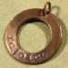 Copper Rejoice Washer Pendant