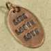 Copper Live Love Laugh Pendant