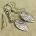 Fine Silver Leaf Shape Earrings