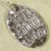 Hammered Fine Silver Live-Laugh-Love Pendant