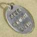 Shiny Fine Silver Live-Laugh-Love Pendant